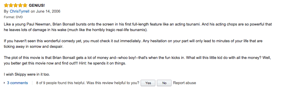 funny amazon review