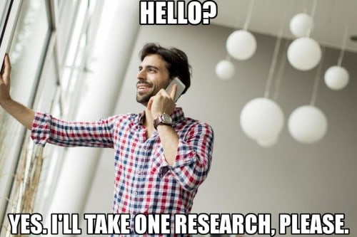 research meme