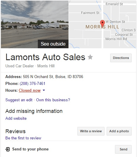Lamonts Auto Sales