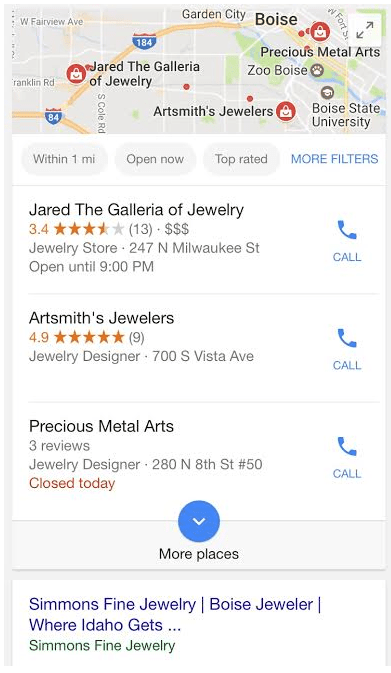 jewelry search results
