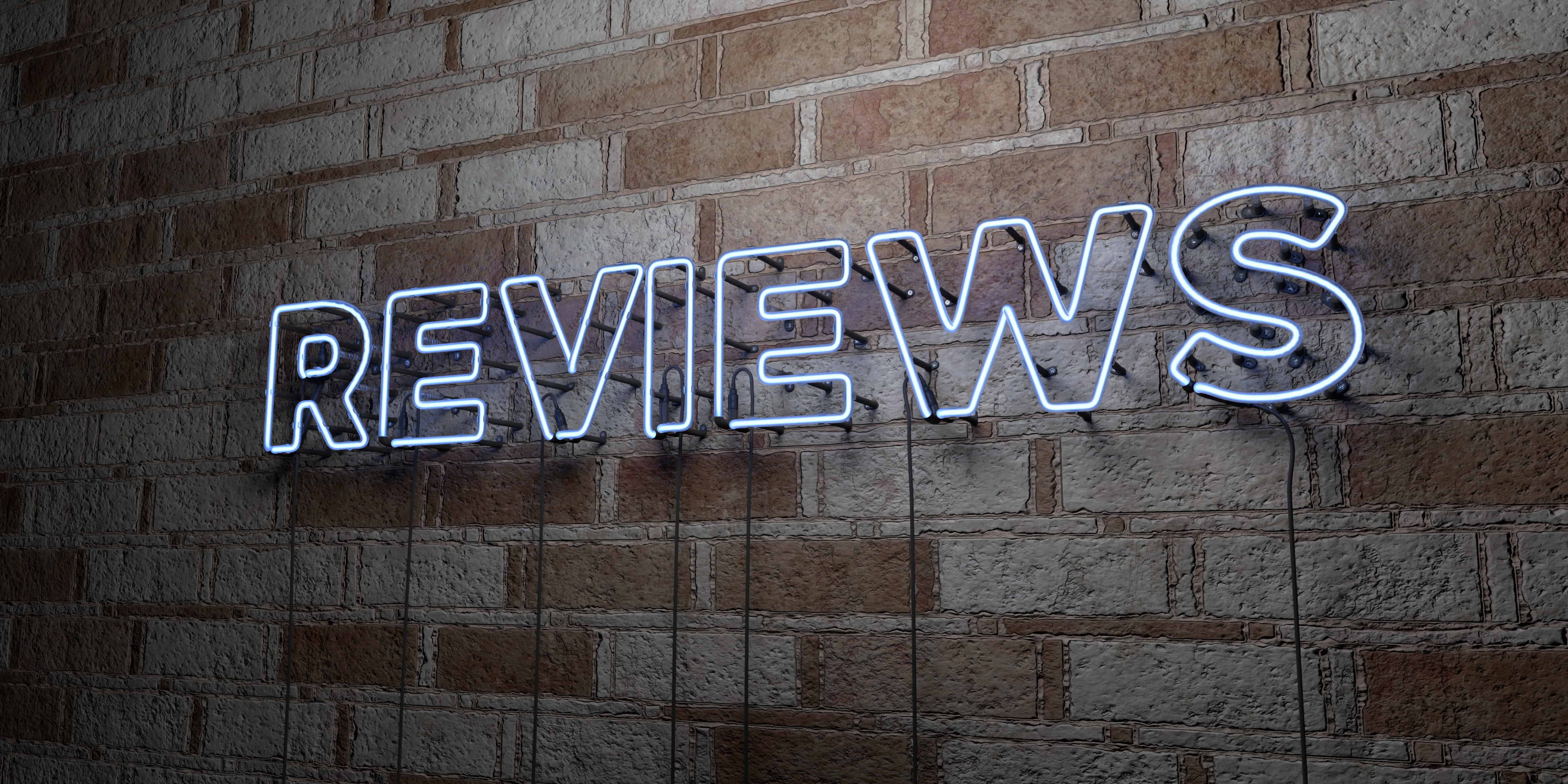 neon reviews sign