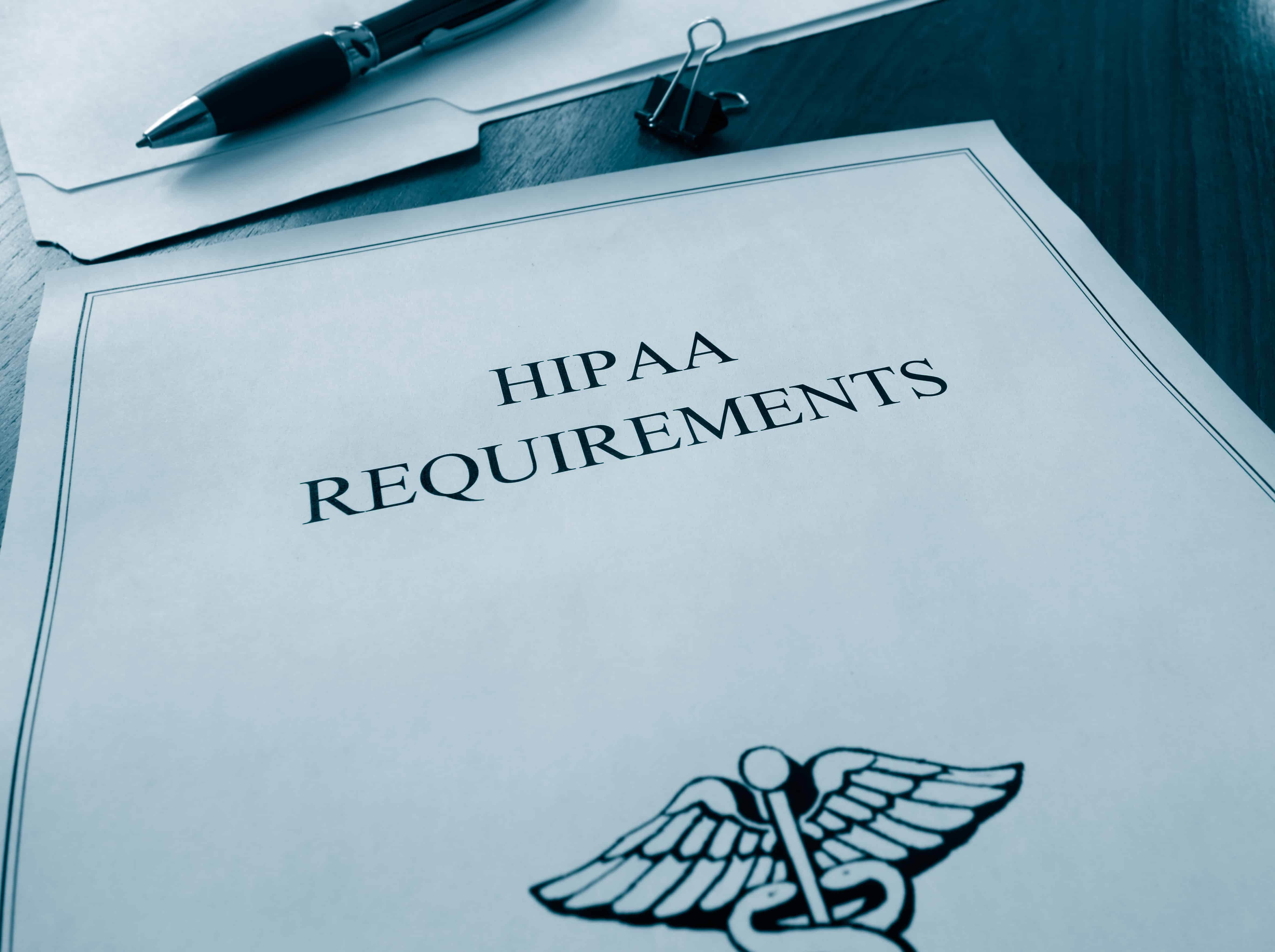 HIPAA documentation